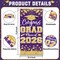 Graduation Party Decoration – Purple & Gold Congrats Grad Class of 2026 Banner, Large Front Door & Porch Sign Backdrop Wall Decor for Graduation Celebration